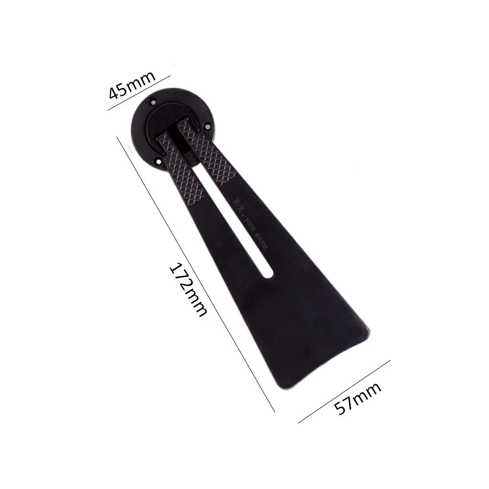 PVC Photo Frame Bracket Stand – Durable Backboard Holder Photo Frame Stand Richie's Black 128x48mm