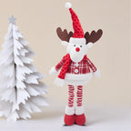 Retractable Christmas Figurines – Santa, Snowman & Reindeer Christmas Figurine Ornament Richie's A2 1
