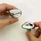 Zinc Alloy Cabinet Drawer Handle – Bright Silver Single Hole Cabinet Drawer Handle Richie's