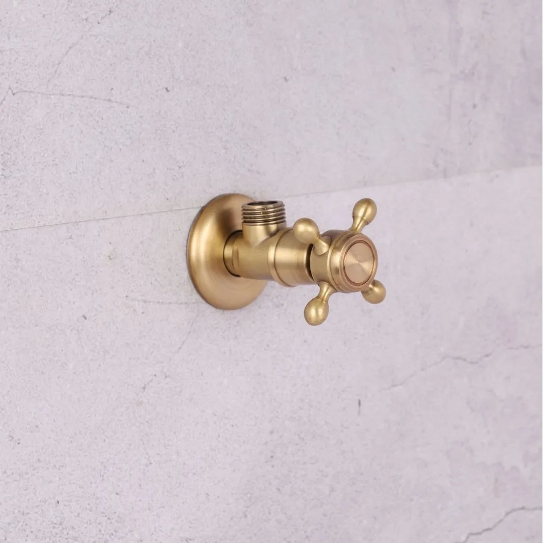 Retro European All-Copper Outdoor Cold Water Faucet | Sink Tap Cold Water Faucet Richie's Angle valve