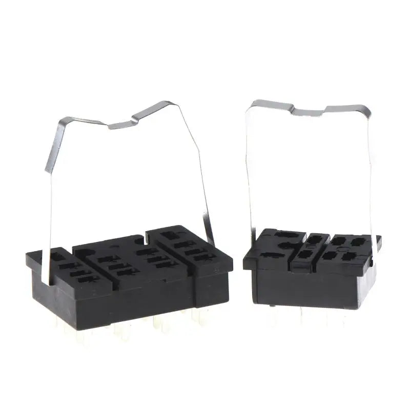 PT08-0 8-Pin Relay Socket Bracket for DIY Electronics (2 Pcs) Relay Socket Bracket Richie's