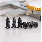20-Pack M5 Flat Head Self-Tapping PC Fan Screws | JARBLUE Self-Tapping Screws Richie's M5x12mm black