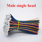 10PCS JST MX1.25 Connector Wire 2–12 Pin Male Female Pair Plugs Electronic Connector Wire Richie's Male single head 2P 100mm