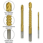 6Pcs Titanium Step Drill Bit Set HSS Woodworking & Metal Step Drill Bit Set Richie's