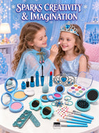 Girls Princess Pretend Makeup Play Set with Bag & Mirror Pretend Play Makeup Set Richie's