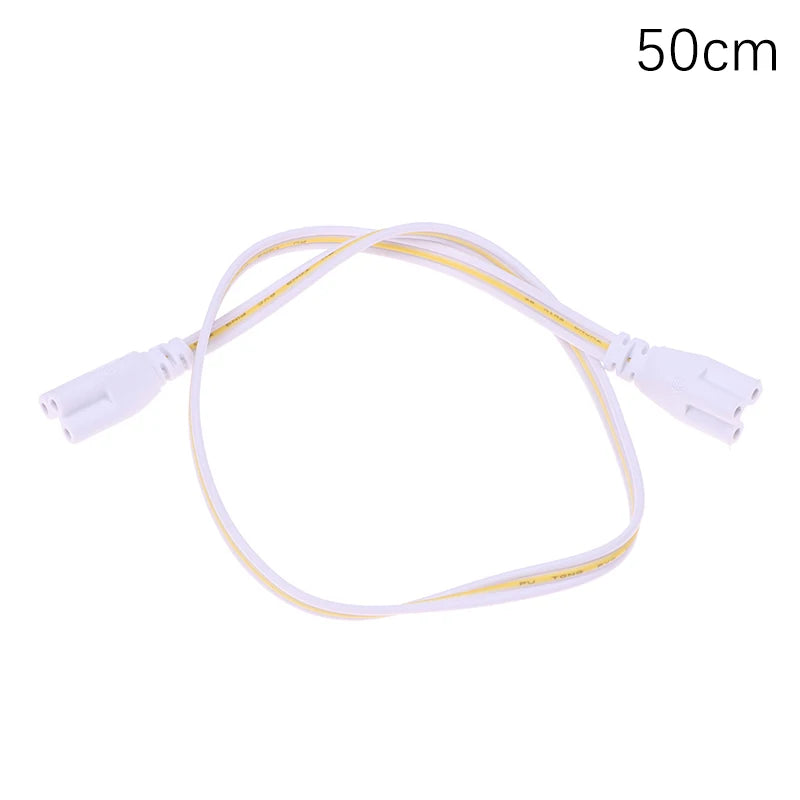 5-Pack T4/T5/T8 LED Tube 3-Pin Extension Connector Cable LED Tube Connector Cable Richie's 50CM