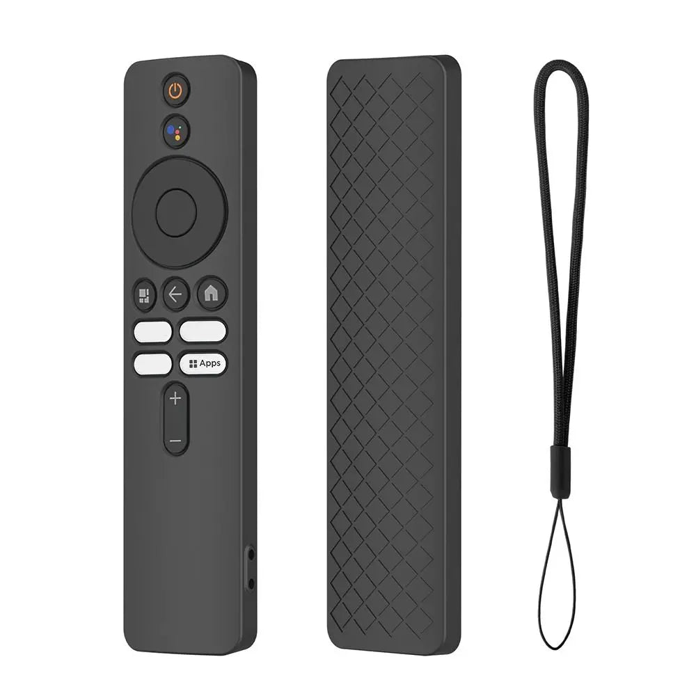 Silicone Remote Case for Xiaomi TV Box S 2nd Gen Remote Control Case Richie's black