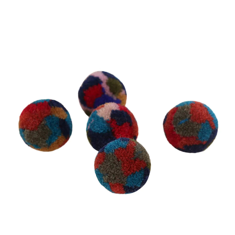 40Pcs Soft 2.5cm Pom Poms for DIY Crafts, Decor & Keychains Craft Pom Poms Richie's