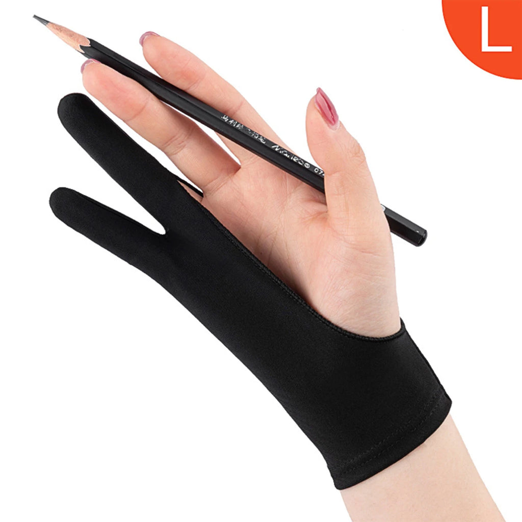 Artist Two-Finger Drawing Gloves – Smudge-Proof Tablet Gloves Artist Drawing Gloves Richie's