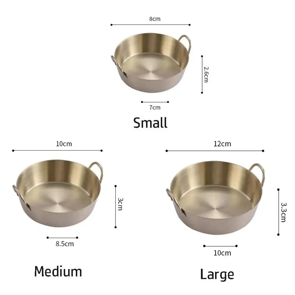 304 Stainless Steel Dual-Handle Snack & Sauce Dipping Bowl Dipping Bowl Richie's