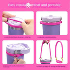 Silicone Drawstring Ring Bottle Sleeve & Cup Handle Strap Bottle Sleeve Strap Richie's