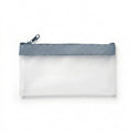Transparent Frosted Pencil Case Large Capacity Student Bag Pencil Case Richie's Blue
