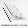 Ergonomic Acrylic Keyboard Riser Stand – Transparent Desk Tilt Keyboard Riser Stand Richie's Default Title