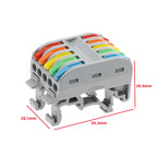 2/3/4/5 Pin Push-In Lever Wire Connector Terminal Block CE Wire Connector Terminal Richie's