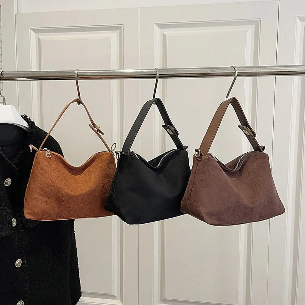 Retro Suede Crossbody Shoulder Bag Women Vintage Hobo Purse Crossbody Shoulder Bag Richie's