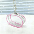 Transparent PVC Pet Food Pouch with Zipper & Hanging Loop Pet Treat Pouch Richie's Light Pink 2