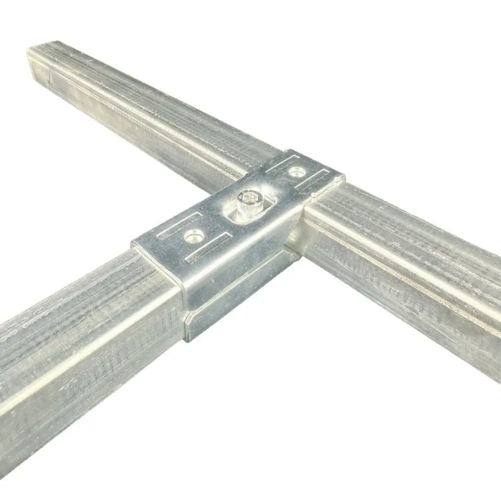 Galvanized Steel Square Tube Connector No-Weld Pipe Joint Buckle Pipe Joint Connector Richie's