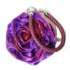 Vintage Floral Rose Evening Clutch Bag | Bridal Wedding Purse Evening Clutch Bag Richie's PURPLE