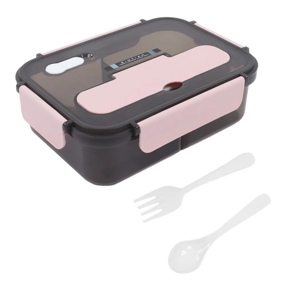 2-Compartment Bento Lunch Box 1.1L – Portable & Insulated Bento Lunch Box Richie's Pink