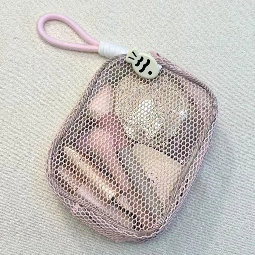 Mesh Cosmetic Bag Transparent Travel Makeup Organizer Pouch Cosmetic Organizer Bag Richie's