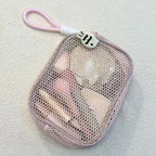 Mesh Cosmetic Bag Transparent Travel Makeup Organizer Pouch Cosmetic Organizer Bag Richie's