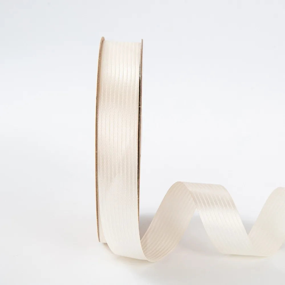 2.5cm Double-Sided Satin Ribbon – DIY Bows & Gift Wrapping Satin Craft Ribbon Richie's Beige L