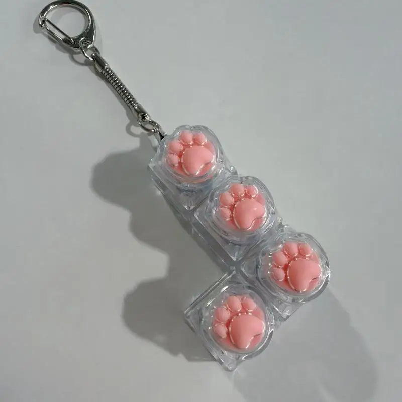 Kawaii Cat Claw Crystal Keycap Keyboard Fidget Toy Keychain Fidget Toy Keychain Richie's A10