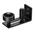 Sliding Barn Door Bottom Floor Guide – Adjustable Roller Mount Barn Door Floor Guide Richie's black