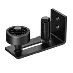 Sliding Barn Door Bottom Floor Guide – Adjustable Roller Mount Barn Door Floor Guide Richie's black