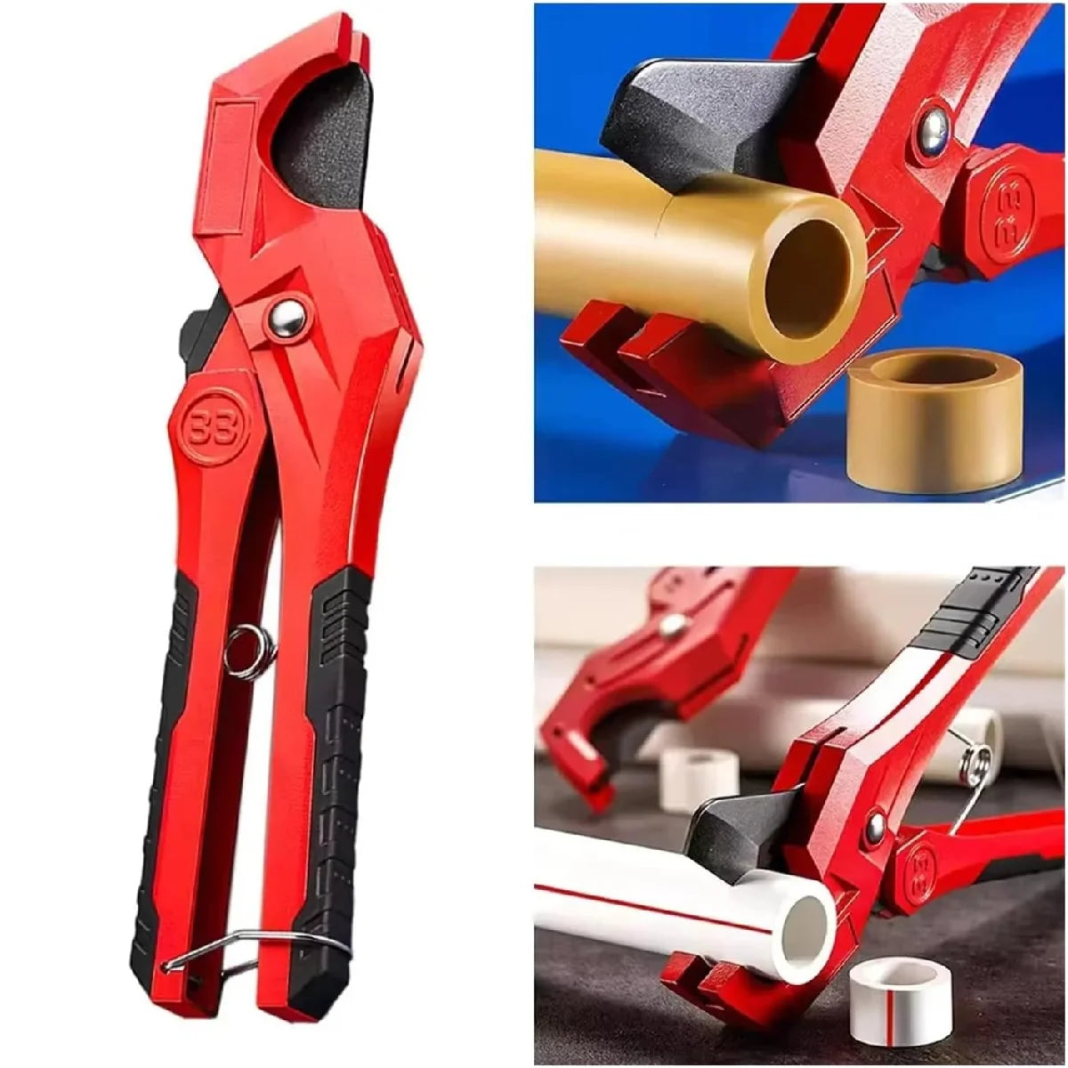 Ratchet PVC Pipe Cutter Aluminum Alloy 0–33mm | 210mm Pipe Cutter Tool Richie's