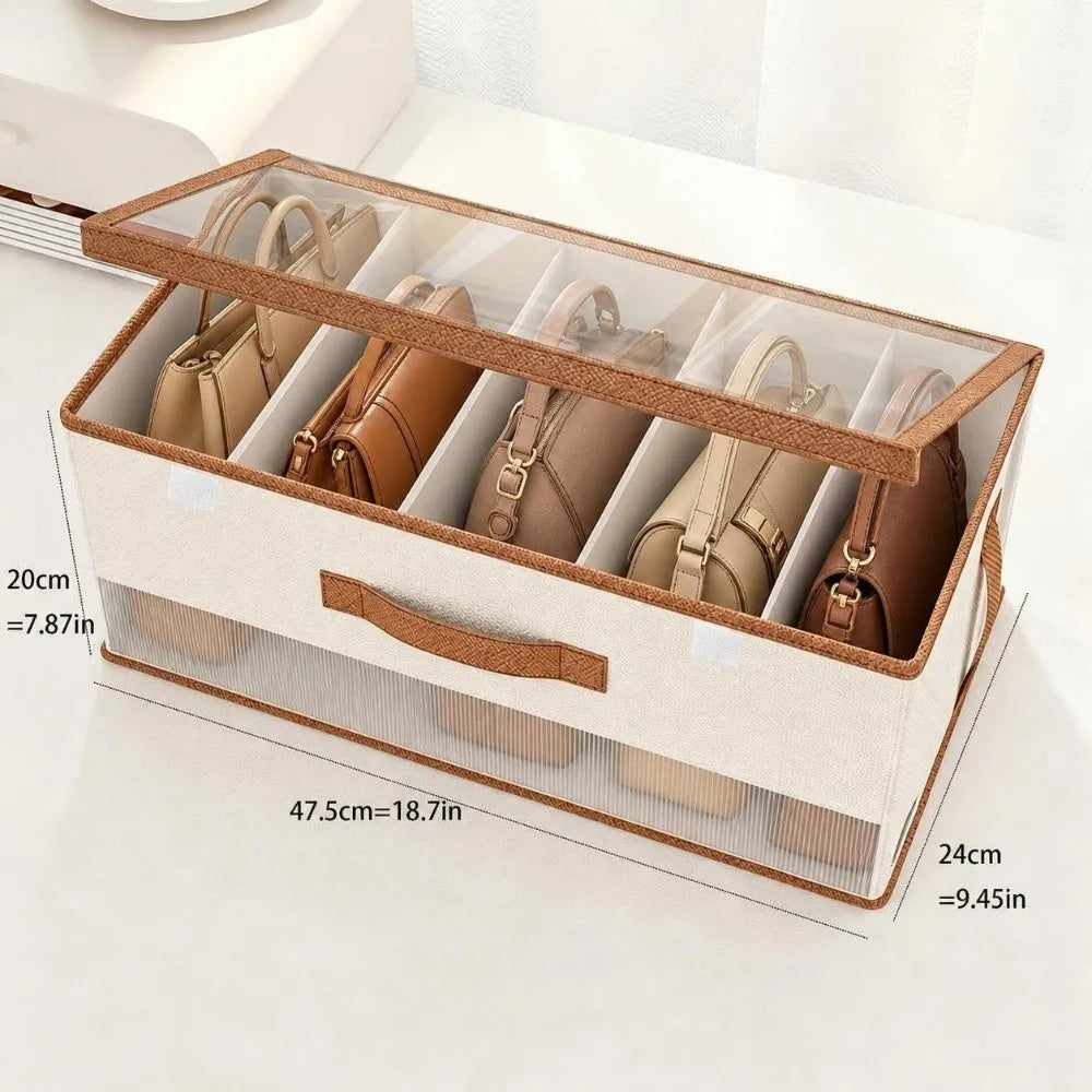 Clear Window Collapsible Closet Storage Bin with Lid Closet Storage Bin Richie's