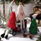 Fluffy Christmas Tree Figurine – LED Glowing Xmas Décor Christmas Figurine Richie's