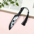 Gothic Bookmark with Black Tassel | Horror Halloween Gift Gothic Bookmark Richie's