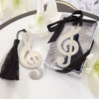 Silver Clef Metal Bookmark with Tassel – Music Note Gift Metal Bookmark Richie's