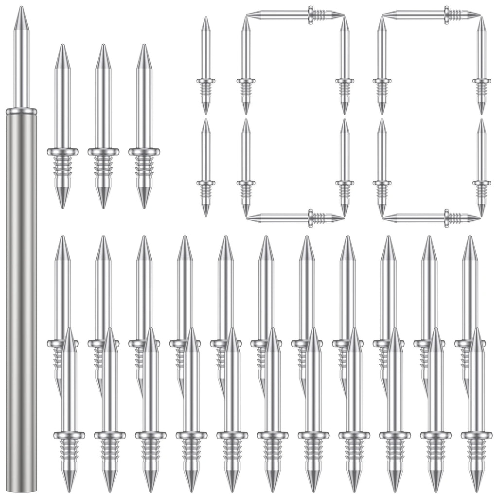 Double-Head Seamless Skirting Nails – Rust-Proof Metal Fixator Skirting Finishing Nails Richie's 1 Rod 100 nails