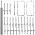 Double-Head Seamless Skirting Nails – Rust-Proof Metal Fixator Skirting Finishing Nails Richie's 1 Rod 100 nails