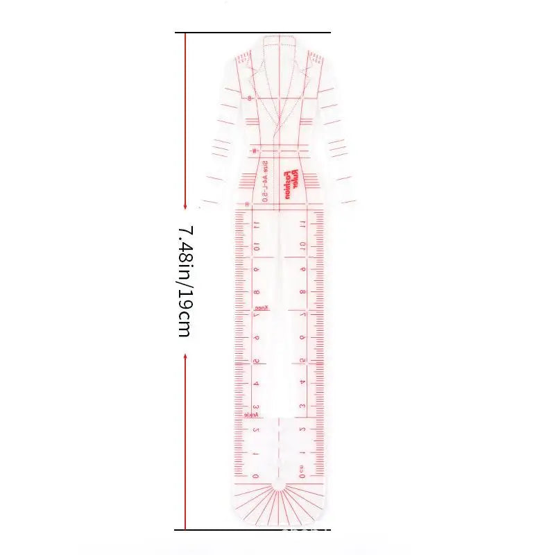 Fashion Illustration Template Ruler – Clothing Design & Quilting Clothing Design Ruler Richie's A9