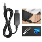 USB 5V to 12V Step-Up Boost Cable 2.1x5.5mm DC Adapter USB Power Boost Cable Richie's