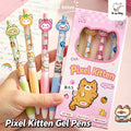 4-Pack Retractable Black Gel Pens | 0.5mm Fine Tip Soft Grip Gel Pen Set Richie's black