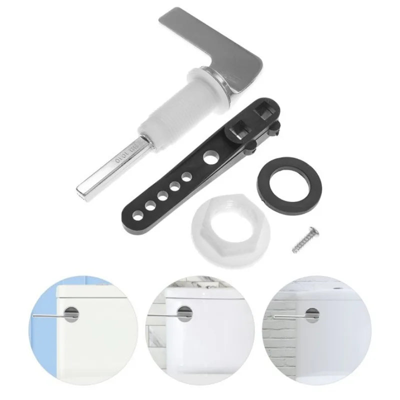 Universal Toilet Tank Flush Handle Lever – Chrome Finish Toilet Flush Handle Richie's