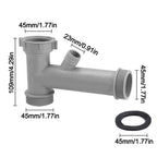 Kitchen Sink Drain Connector Threaded Nut Sealing Gasket Adapter Drain Pipe Adapter Richie's Type--C