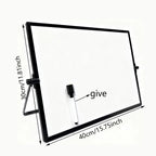 Foldable Desktop Dry Erase Whiteboard with Stand | Home Office Desktop Whiteboard Richie's