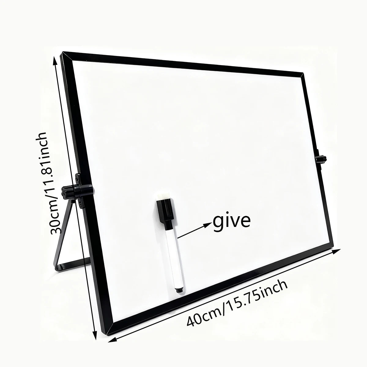 Foldable Desktop Dry Erase Whiteboard with Stand | Home Office Desktop Whiteboard Richie's