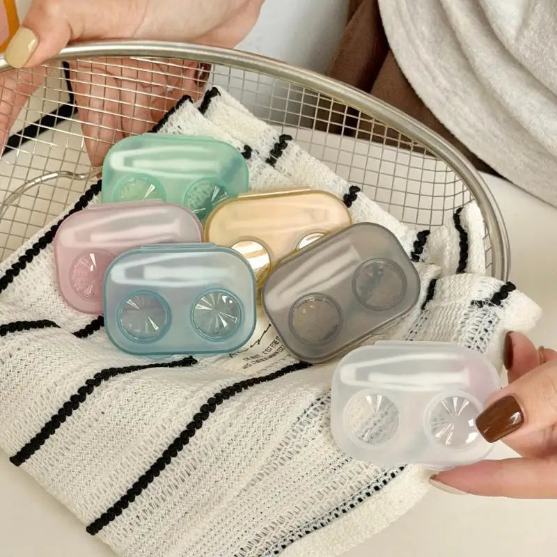 Contact Lens Case with Tweezers – Dustproof Travel Organizer Contact Lens Case Richie's