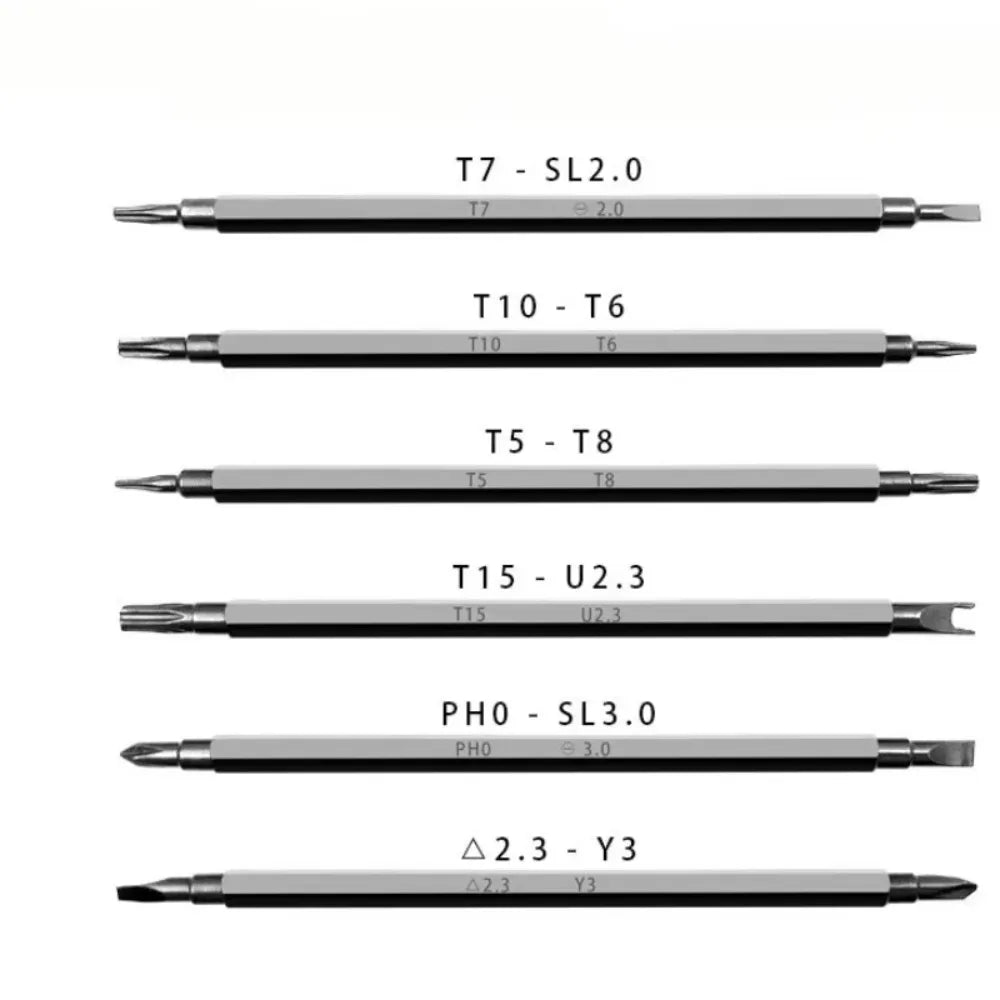 6-in-1 Precision Magnetic Screwdriver Set | Multi-Bit Repair Kit Precision Screwdriver Set Richie's