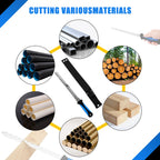 Insulation Knife with Sheath – Double Sided Serrated Foam Cutter Insulation Cutting Knife Richie's