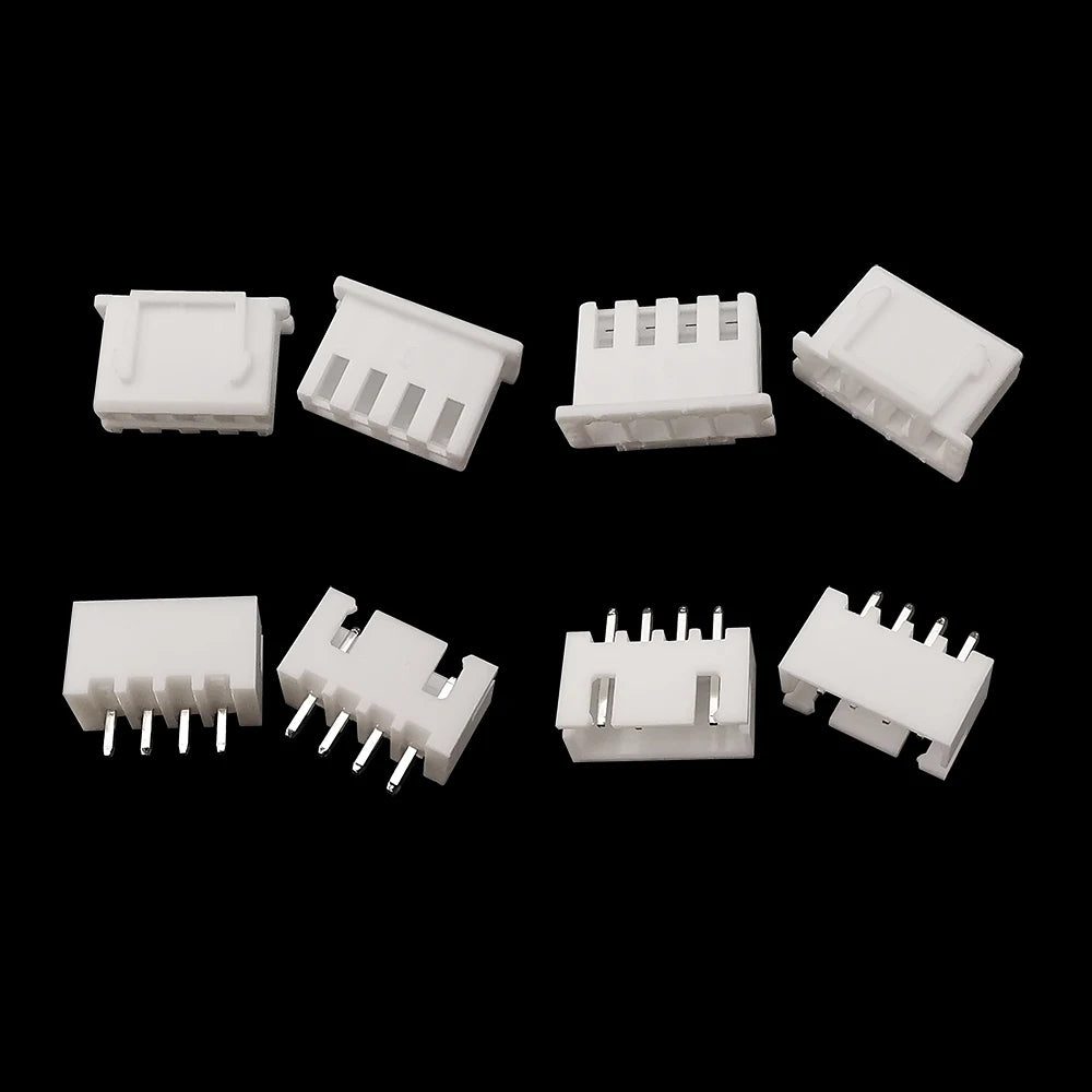100Pcs JST XH 2.54mm Connector 2/3/4/5 Pin Housing Male Female Wire Connector Kit Richie's