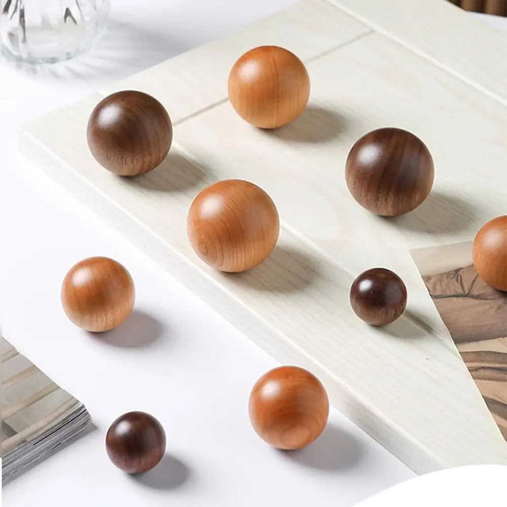 Nordic Beech Wood Round Cabinet Knob & Wall Hook | DIY Décor Wood Cabinet Knob Richie's