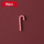 Christmas Candy Cane Decoration Set – Polymer Clay DIY Craft Christmas Decoration Set Richie's S 50pcs Red