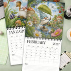 2027 Sweet Little Gnomes Wall Calendar | Spiral-Bound 12-Month Wall Calendar Richie's